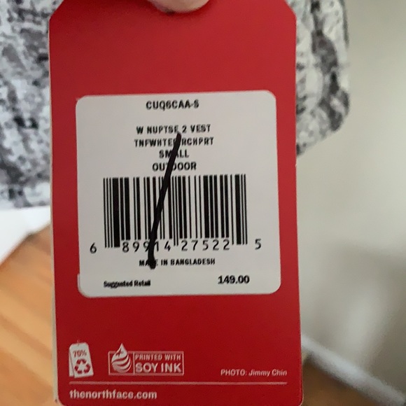 NWT The North Face Women’s Nuptse 2 Vest Size Small - Picture 3 of 4